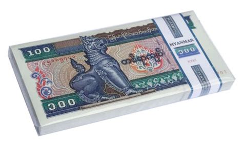 Myanmar Burma Kyats P Unc Bundle Of Notes Pcs