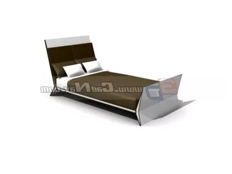 Modern Double Bed Furniture Free 3d Model 3ds Max Vray Open3dmodel