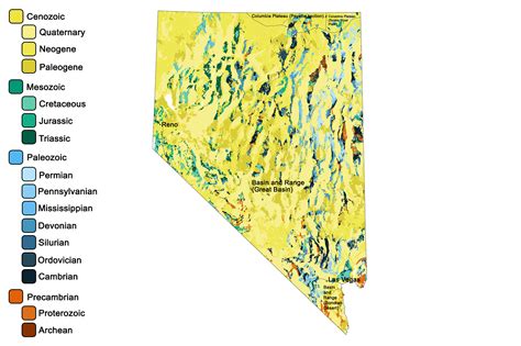 Nevada Earth Science Quick Facts Earth Home