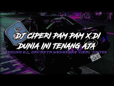 DJ CIPERI PAM PAM X DI DUNIA INI TENANG AJA Slowed Reverb KANE