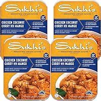 Amazon Sukhi S Indian Food Refrigerated Entrees Chicken Coconut