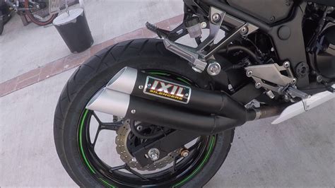 Kawasaki Ninja Ixil L X Dual Hyperflow Exhaust Youtube