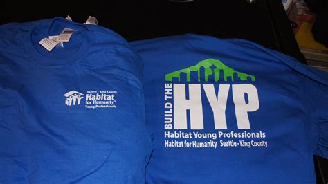 T Shirts For Habitat For Humanity Rain City West Screen Printing