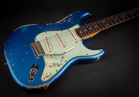 Fender Custom Shop 62 Stratocaster Heavy Relic Lake Placid Blue R5322 World Guitars