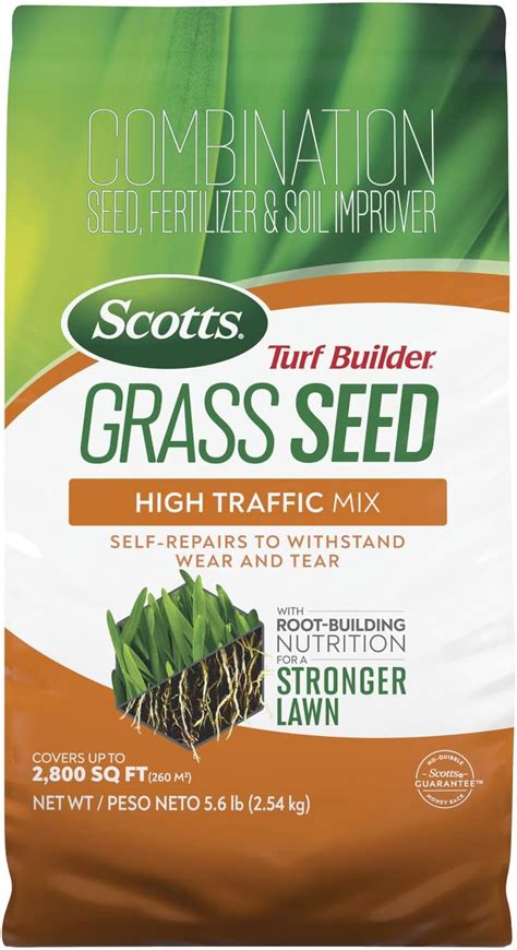 Amazon Scotts Turf Builder Grass Seed High Traffic Mix With