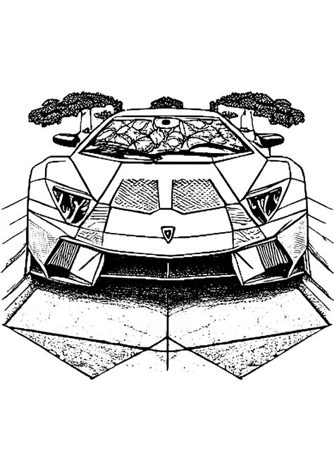 Lambo Coloring Pages