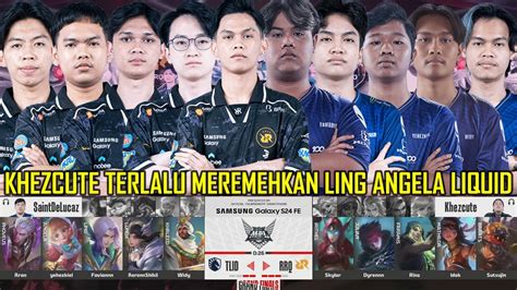 Ling Favian Dilepas Dah Gila Sih Rrq Rrq Hoshi Vs Team Liquid Id