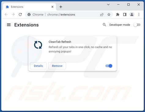 CleanTab Refresh Adware - Easy removal steps