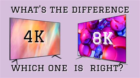 4k Vs 8k Tv Whats The Difference And Which One Is Right 1 Youtube