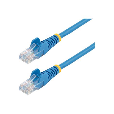 Startech Cat E Ethernet Cable Ft Blue Patch Cable Snagless