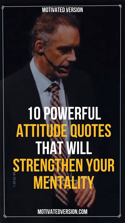 Powerful Attitude Quotes That Will Strengthen Your Mentality In