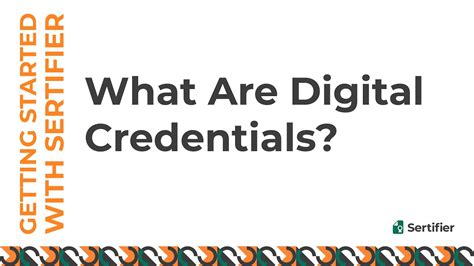 What Is A Digital Credential Explained In 1 Minute YouTube