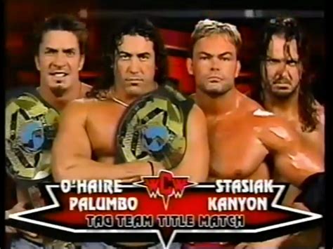 Wwf Sunday Night Heat July Wcw Tag Team Championship Match