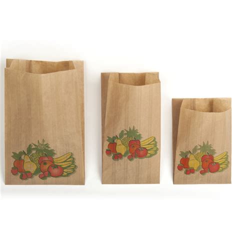 Sacs Et Sachets Kraft Sachets Papier Fruits Et Legumes Alios Avec