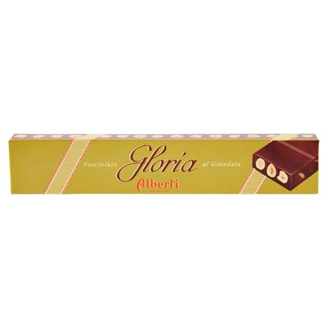 Torrone Gloria Nocciolato Al Gianduia 170g Torroni Alberti Torrone