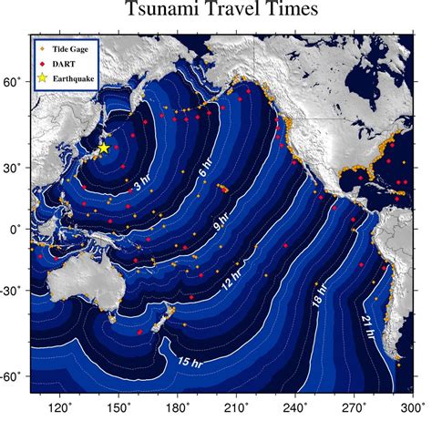 Tsunami Generated in Japan Reaches California – SIMoN