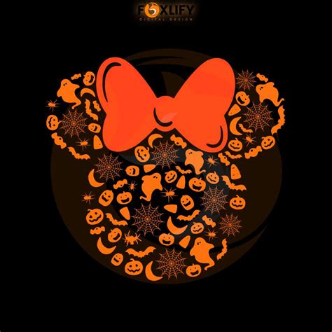 Mickey Face Pumpkin Halloween Disney Svg Digital Cricut File