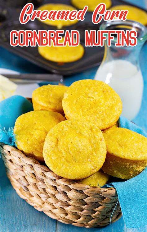 Creamed Corn Cornbread Muffins Spicy Southern Kitchen