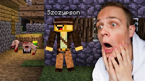 Zaatakowa Mnie Straszny Potw R W Minecraft Youtube