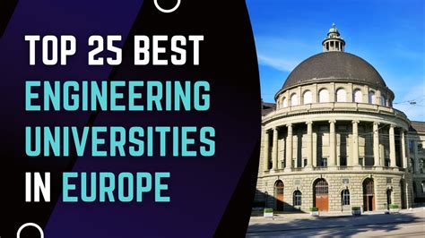 Top Best Engineering Universities In Europe Engineering Katta