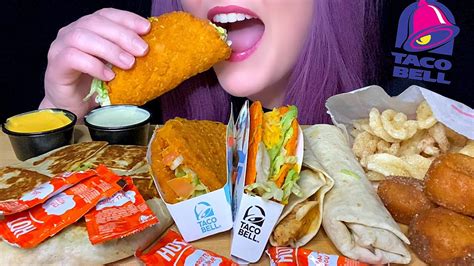 Asmr Taco Bell Mukbang No Talking New Naked Chicken Chalupa Youtube