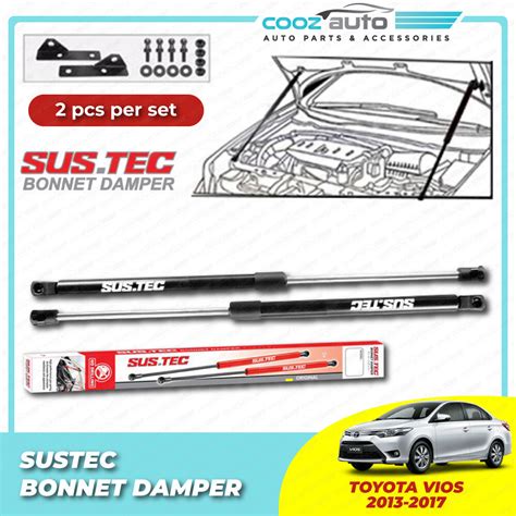 Toyota Vios 2013 2017 Sustec Front Hood Damper Bonnet Gas Lifter Lazada