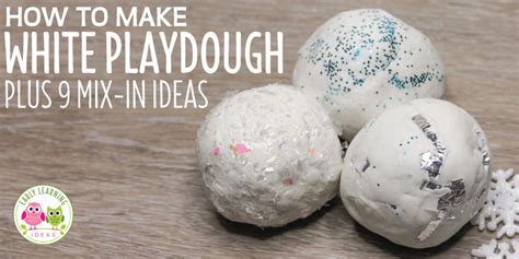 Diy Long Lasting Homemade White Play Dough White Playdough Bulk