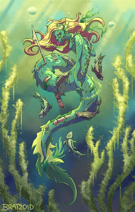 Zombie Mermaid by Bratzoid on DeviantArt