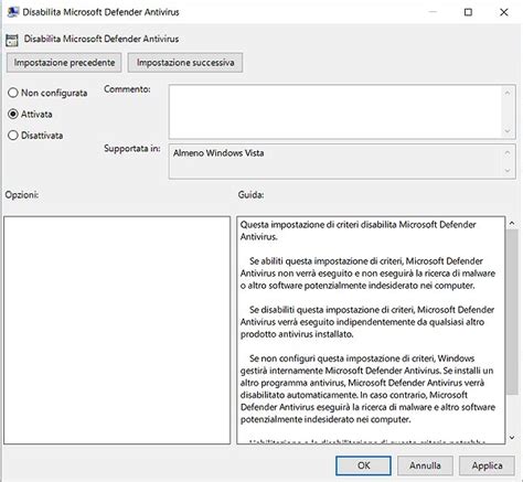 Come Disattivare Windows Defender Completamente Ilsoftware It