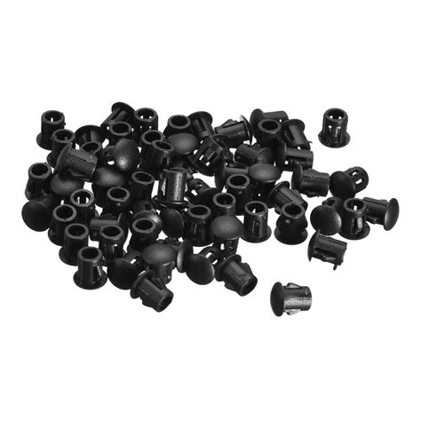 66pack 5mm1364 Plastic Hole Plugs Panel Flush Type Knockout Locking