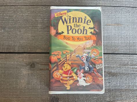 Boo To You Too Winnie The Pooh Vhs Movie Etsy