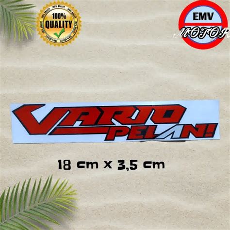 Jual Sticker Cutting VARIO PELAN Harga Satuan Di Lapak EMV MOTOR