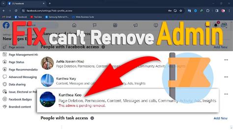 How To Fix Can T Remove Admin From Page How To Delete Admin From