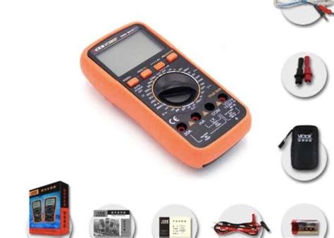 VICTOR VC9808 Portable Digital Multimeter With 1999 Counts