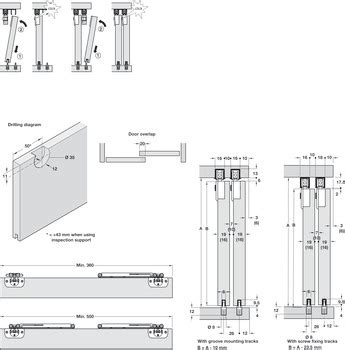 Sliding Door Hardware Slido F Line21 20C set in the Häfele Canada Shop