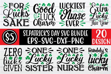 St Patricks Day Svg Bundle Vol 4 By Bdb Graphics Thehungryjpeg