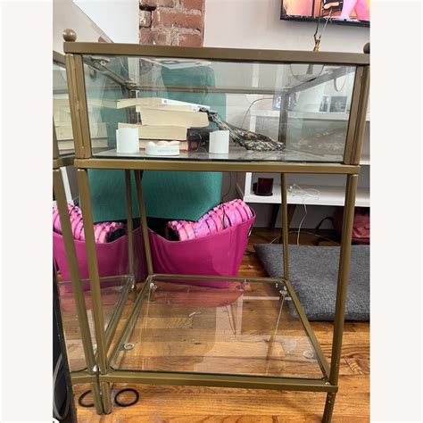 Terrarium Display End Table Aptdeco