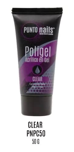 Punto Nails Polygel G Poligel Nude Transparente Blanco Mercadolibre