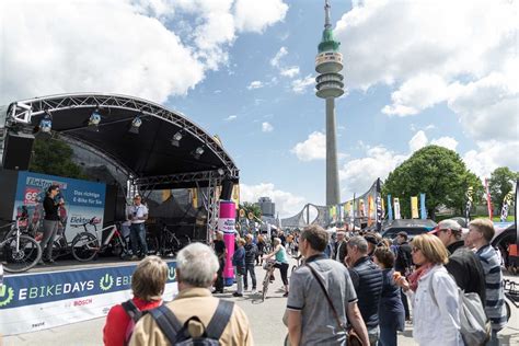 E BIKE DAYS kommen auch 2018 in den Olympiapark München Pedelecs