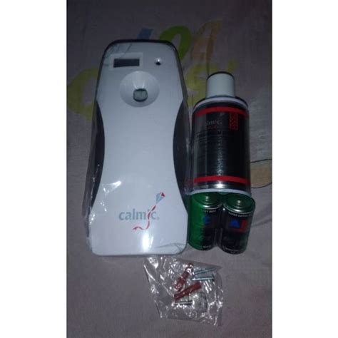 Jual Set Dispenser Calmic Pengharum Ruangan Auto Parfume Free Refil