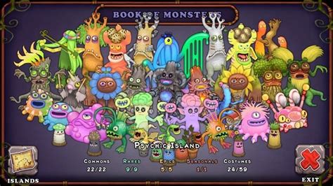 My Singing Monsters (MSM) Psychic Island Breeding Chart Guide - Games Finder