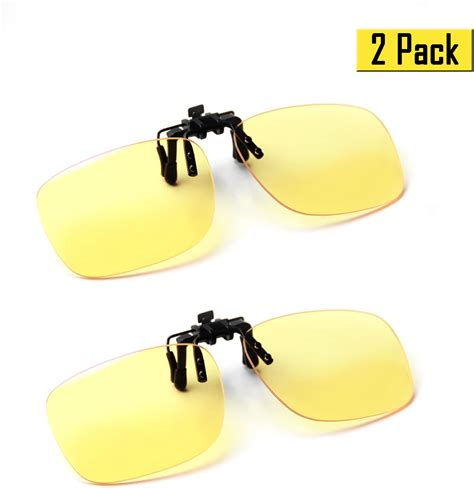 Cyxus 2 Pack Blue Light Filter Clip On Computer Reading Glasses UV