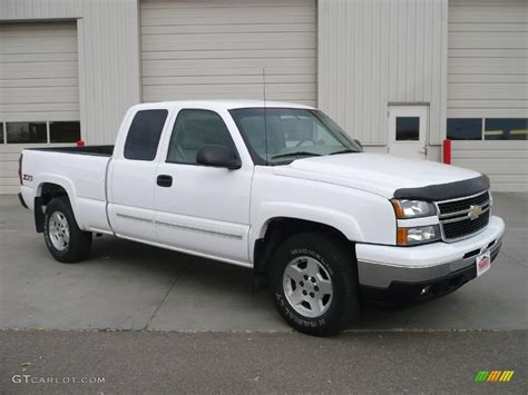 2006 Summit White Chevrolet Silverado 1500 Z71 Extended Cab 4x4 20522124 Car