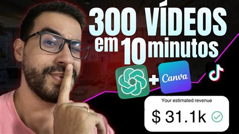 Como fiz 300 vídeos em apenas 10 minutos para monetizar tiktok dark