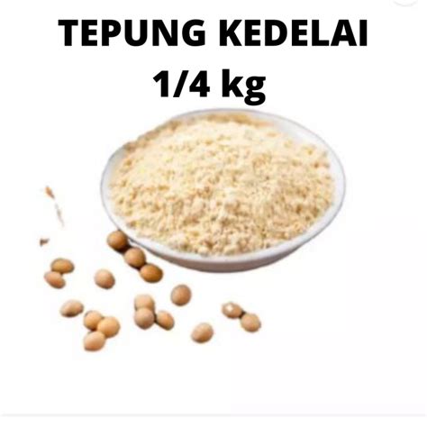 Tepung Kedelai Kemasan 1 4 Kg Gluten Free MPASI Digiling Tanpa Kulit