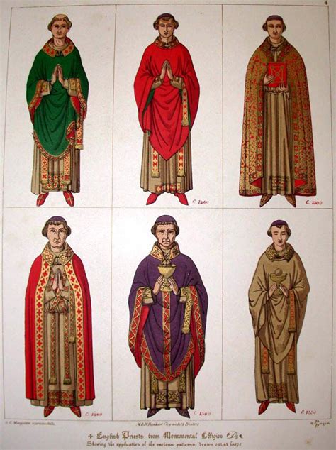 Medieval Vestments Designed By Awn Pugin Catholic Priest Vestments