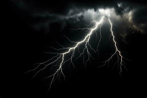 Storm Lightning Template Black Background, for Creative Use, ai ...