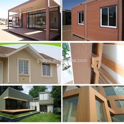 Color Stability Exterior Wpc Wall Panel Board Oak Wood Plastic