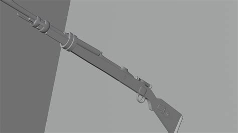 Free 3d Kar98 Sniper Gun Turbosquid 1783110