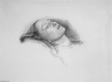 Reproducciones De Arte Estudio Para Ophelia 1852 De John Everett